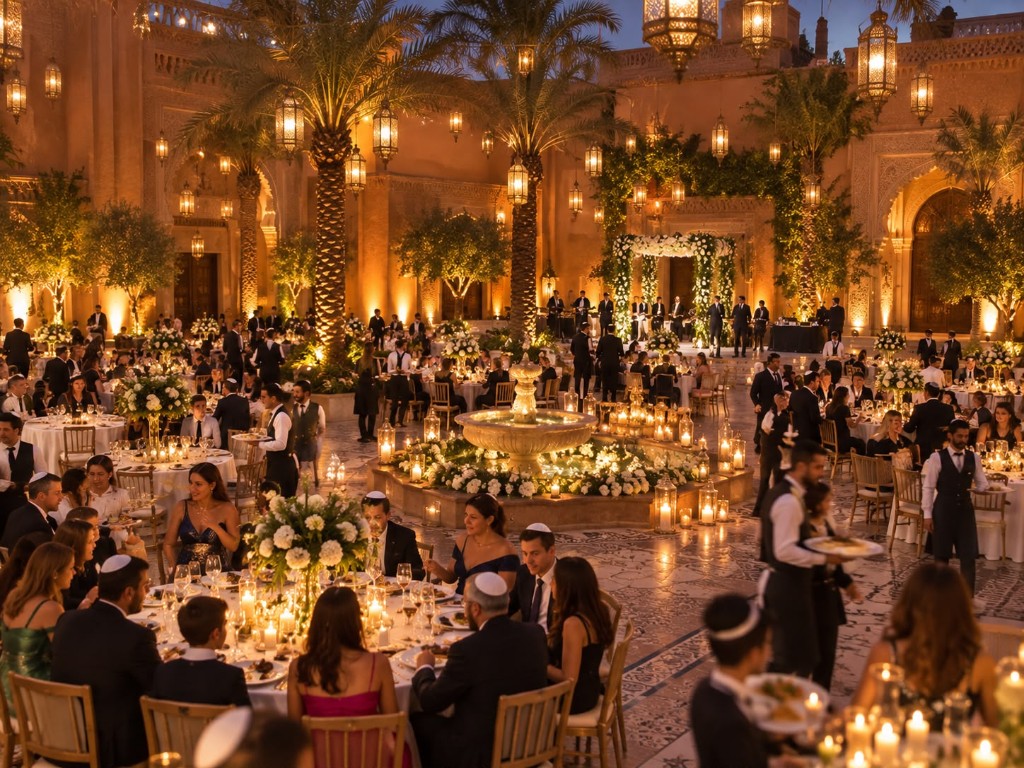 Célébration privée en villa à Marrakech