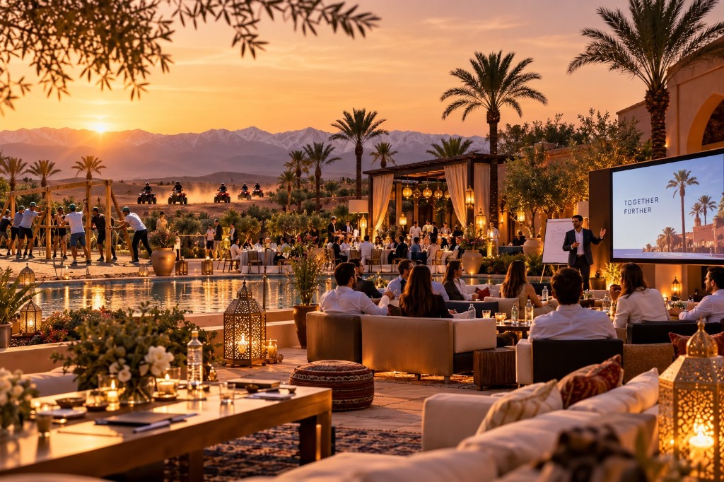 Séminaire, team building et événement d’entreprise à Marrakech