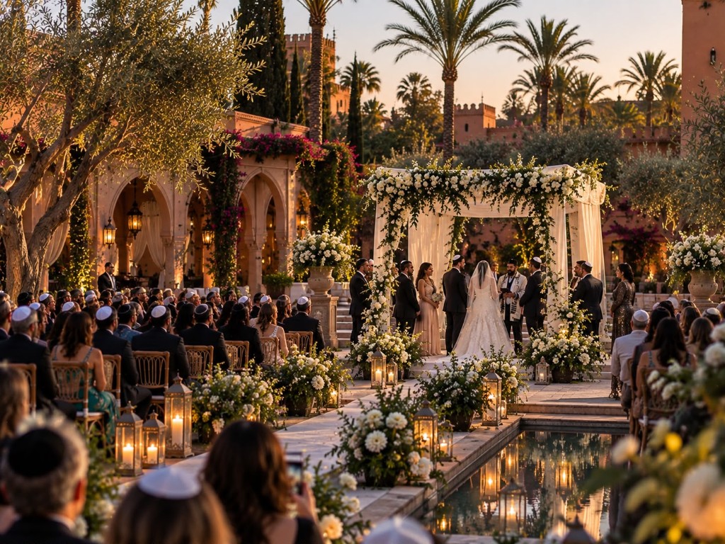 Mariage cacher dans un domaine à Marrakech