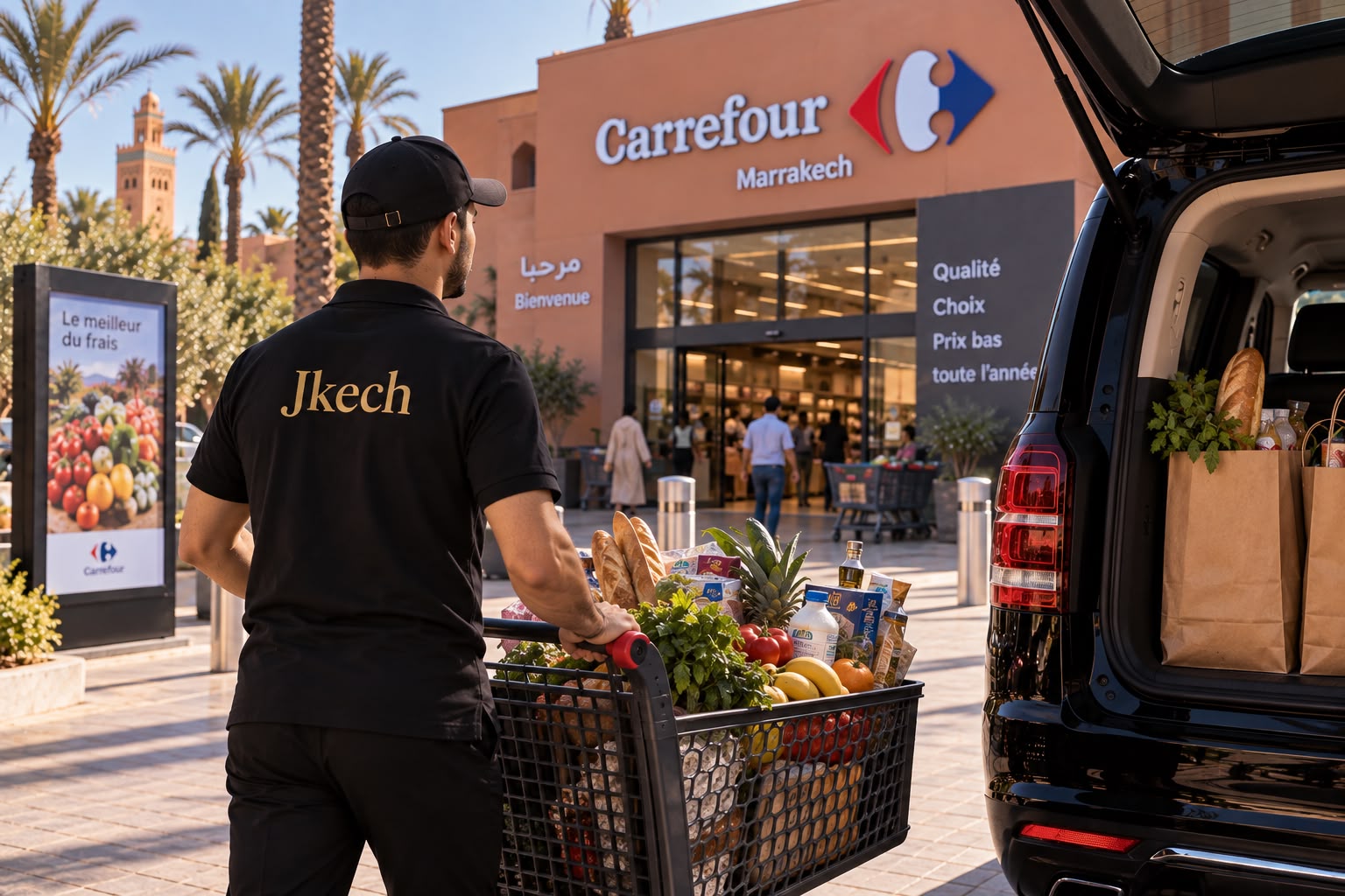 Service de courses JKECH — courses et achats pour votre villa