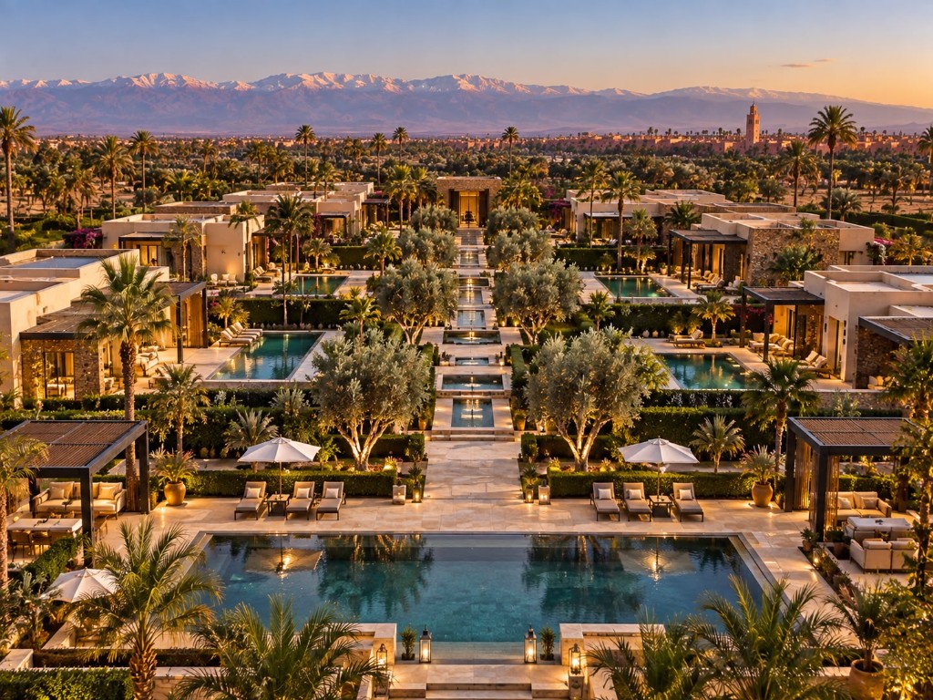 Domaine de villas privatisé à Marrakech
