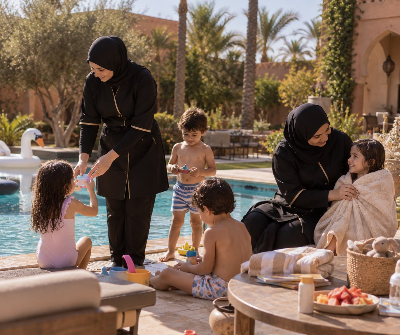 Garde d’enfants et nounou à la villa JKECH