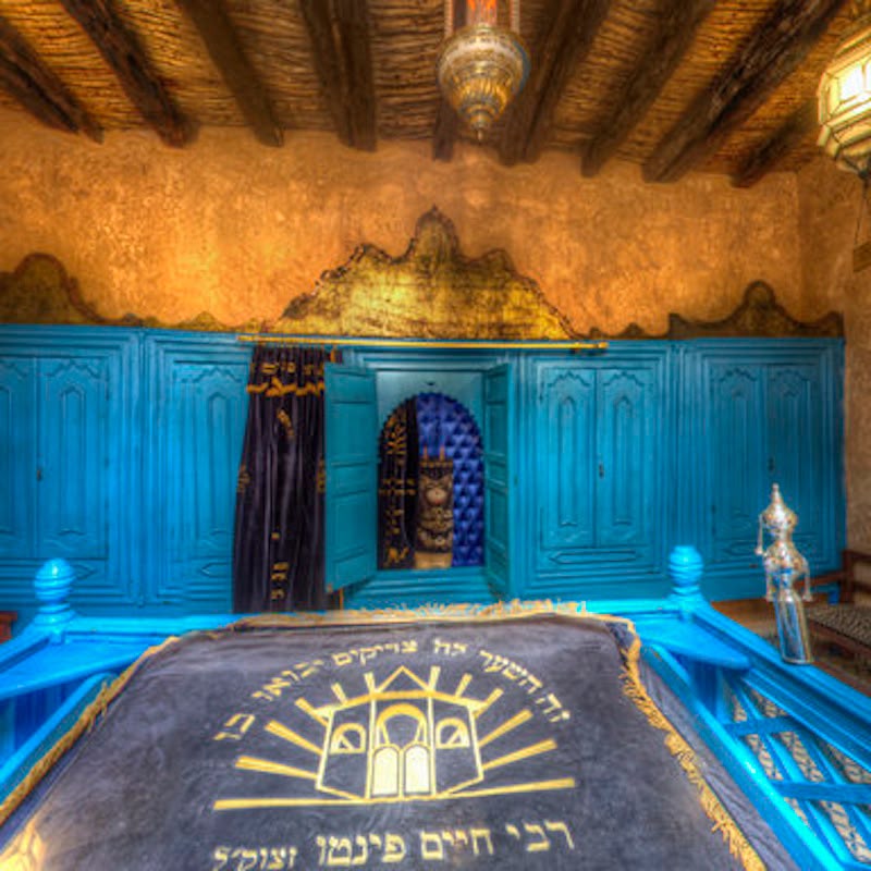 Intérieur synagogue Haïm Pinto