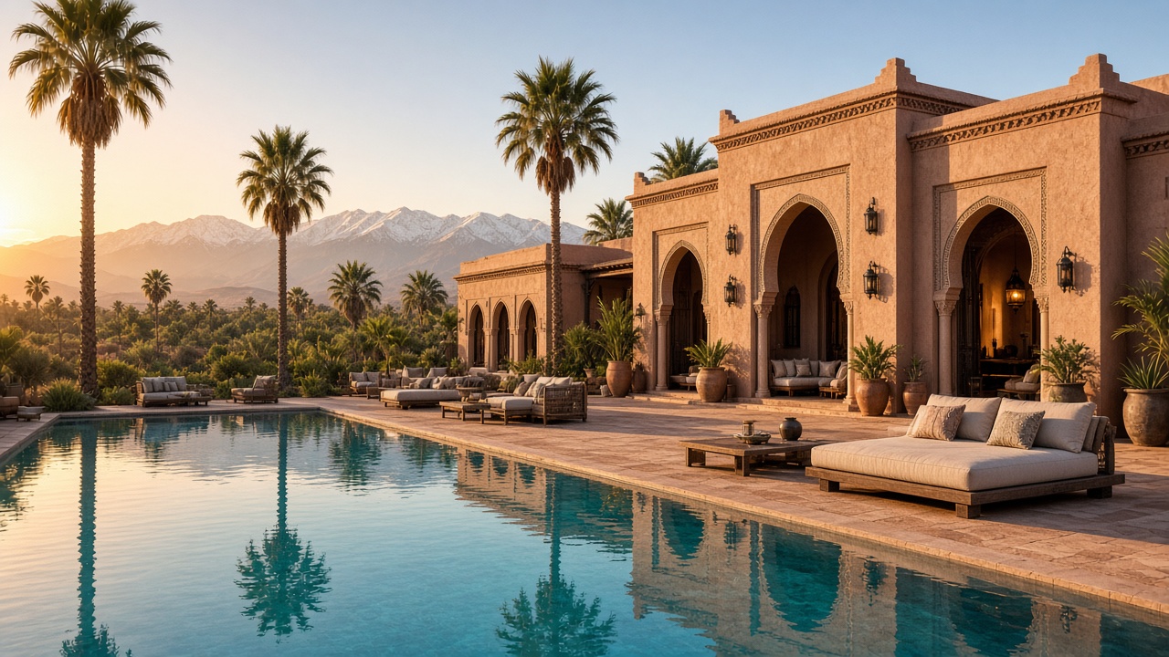 Séjour Kacher Marrakech — villa privée avec piscine face à l’Atlas